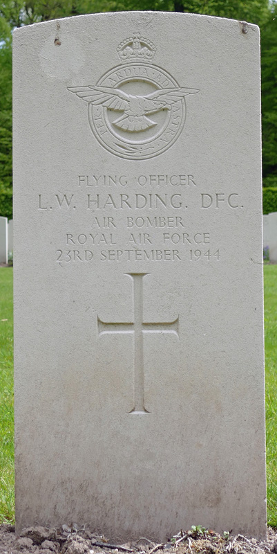 F/O Leslie William Harding<br/><br /><br />died September 23rd, 1944